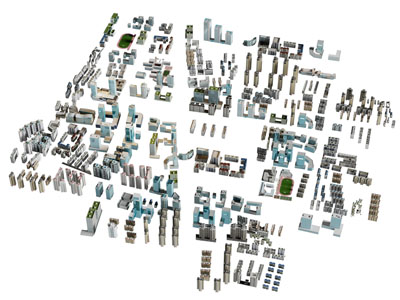 现代户外卡通建筑