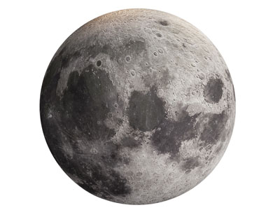 现代月球 星球3d模型 现代月球 星球