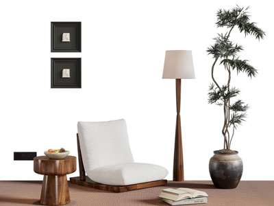 法式中古风休闲椅子 边几