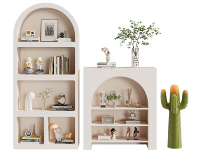 侘寂风奶油风装饰柜 边柜