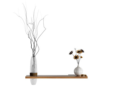 现代花瓶花卉3d模型 现代花瓶花卉