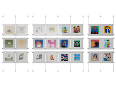 现代亚克力墙面装饰挂画3d模型 现代亚克力墙面装饰挂画
