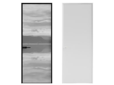 现代玻璃平开门 木门 房门