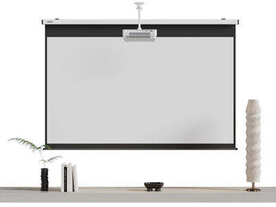 现代投影仪 投影幕布3d模型 现代投影仪 投影幕布