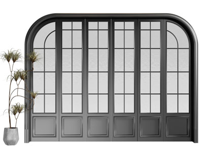 法式拱形双开门 大门