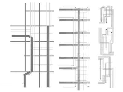 现代管道天花吊顶