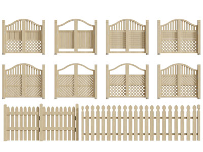 地中海实木半截门 牛仔门 篱笆 围栏 护栏