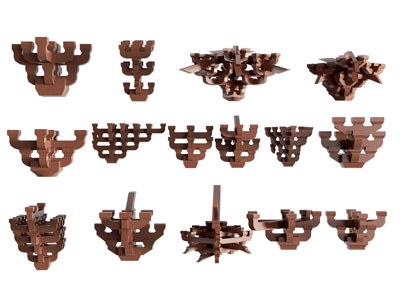 新中式角拱 汉代斗拱 斗觥 建筑构件