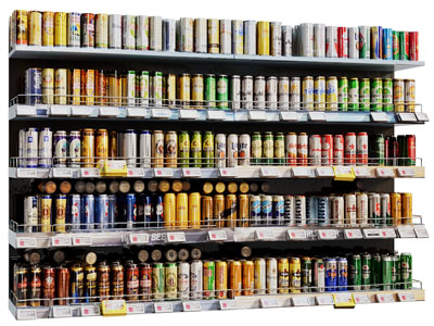 现代超市饮料货架 展架3d模型 现代超市饮料货架 展架