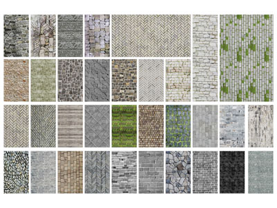 现代乡村铺装铺地