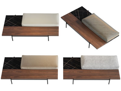 现代长方形长凳子