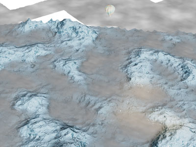 现代山形 山脉 冰川地貌 地质公园