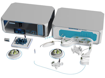 现代科技展厅展览3d模型 现代科技展厅展览