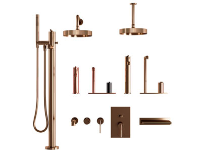 现代轻奢水龙头 淋浴花洒