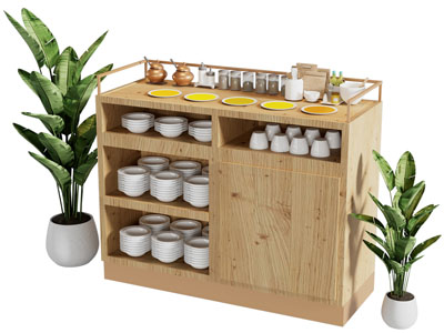 新中式酒店餐边柜 调料台