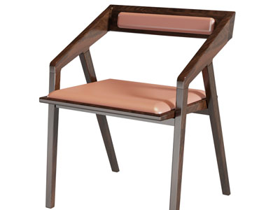 现代实木休闲椅子 餐椅