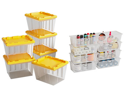 现代塑料透明收纳箱 生活用品3d模型 现代塑料透明收纳箱 生活用品