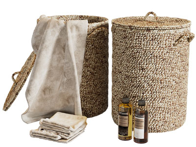 现代草编收纳筐 收纳篮 卫浴小件3d模型 现代草编收纳筐 收纳篮 卫浴小件