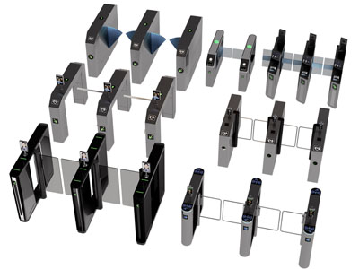 现代地铁闸门 闸机 道闸 门禁 自动大门