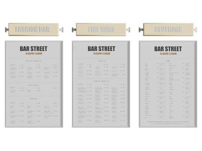 现代菜招 菜牌 酒水单亚克力广告灯箱