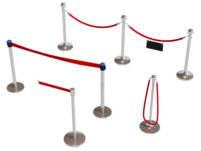 现代围栏 围挡 礼宾栏 警戒线 公共场所护栏 栏杆门