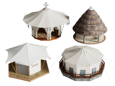 现代帐篷 蒙古包