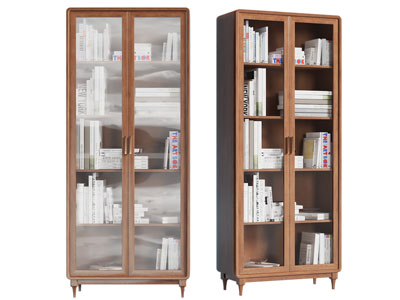 现代中古风书柜