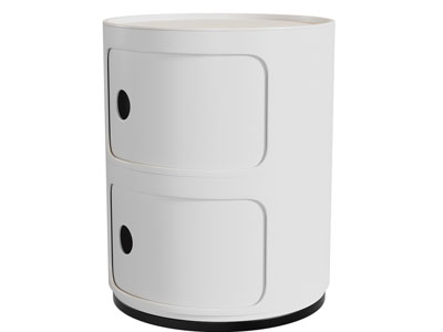 现代圆形床头柜