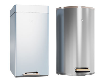 现代金属垃圾桶 生活用品3d模型 现代金属垃圾桶 生活用品