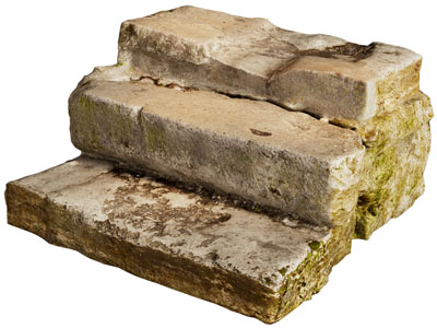 现代石头台阶 公园石阶3d模型 现代石头台阶 公园石阶