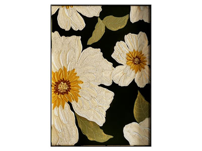 现代花卉装饰挂画3d模型 现代花卉装饰挂画