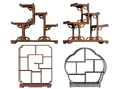 新中式博古架 装饰柜
