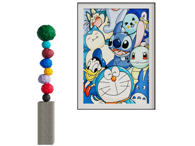 现代卡通图案装饰挂画