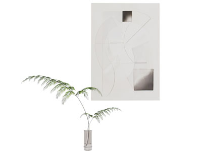 现代立体装饰挂画3d模型 现代立体装饰挂画