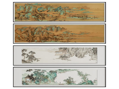 新中式装饰挂画3d模型 新中式装饰挂画