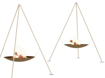 现代金属篝火 火炉3d模型 现代金属篝火 火炉