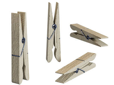 现代木夹子 竹夹子 生活用品3d模型 现代木夹子 竹夹子 生活用品