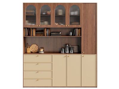 法式中古风酒柜 餐边柜