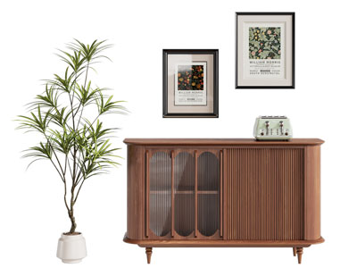 现代玄关柜 餐边柜3d模型 现代玄关柜 餐边柜