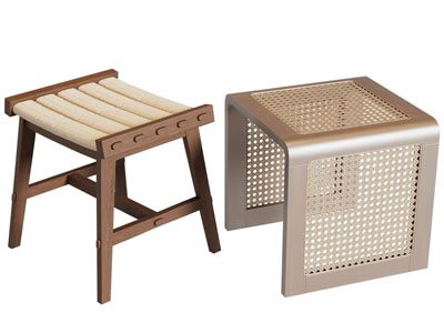 侘寂风凳子 脚踏