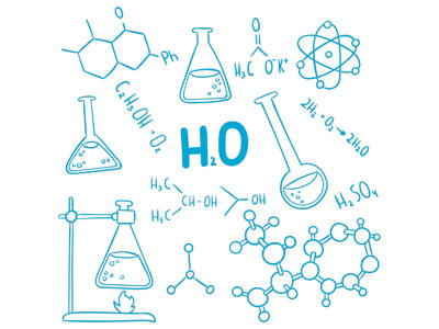 现代化学分子符号 科技元素 方程式墙饰3d模型 现代化学分子符号 科技元素 方程式墙饰