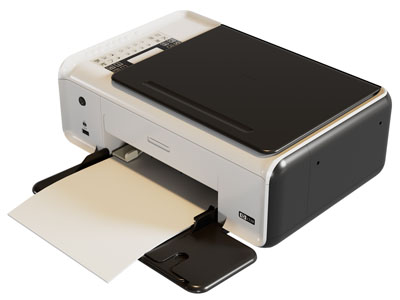 现代打印机 办公电器3d模型 现代打印机 办公电器