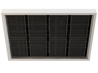 现代格栅天花吊顶造型