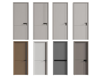 现代木门 房门 平开门