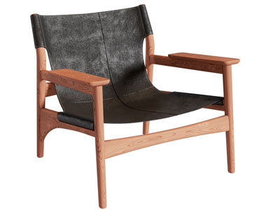 现代中古休闲椅子