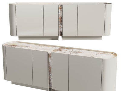 现代玄关柜 边柜3d模型 现代玄关柜 边柜