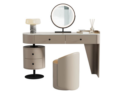 现代化妆 梳妆台3d模型 现代化妆 梳妆台