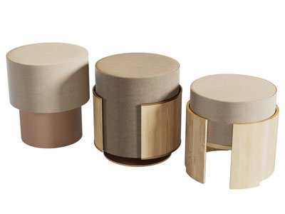 现代圆形沙发凳子 换鞋凳