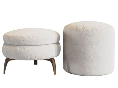 现代圆形沙发凳子 脚踏 换鞋凳