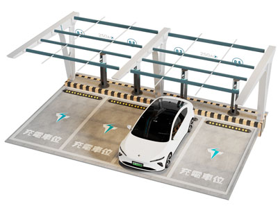 现代停车场3d模型 现代停车场